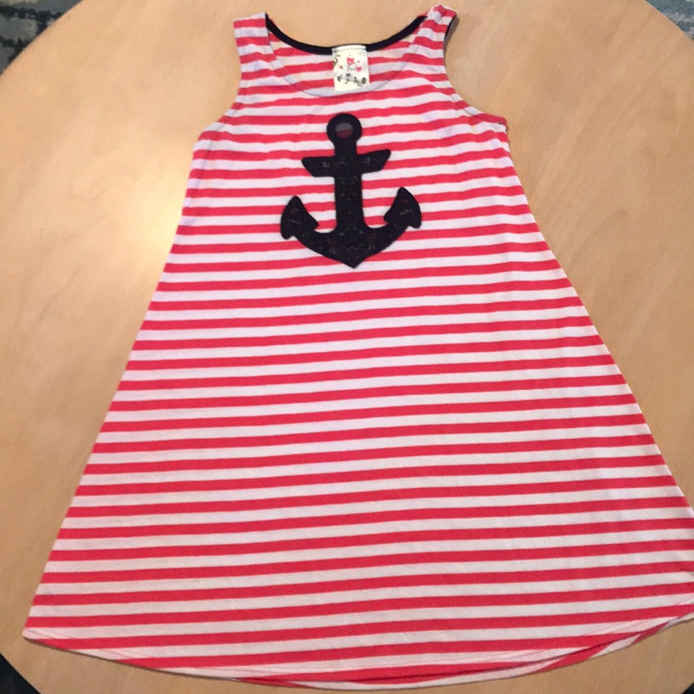 Size 10 Jenna & Jessie brand anchor dress. EUC!